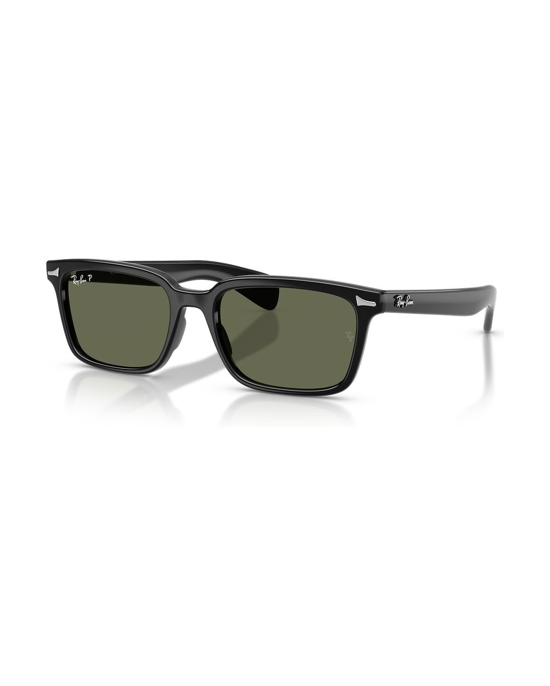 Brunel Sunglasses - Black/Green Polarized - Ray-Ban