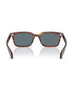 Brunel Sunglasses - Striped Havana/Dark Blue - Ray-Ban