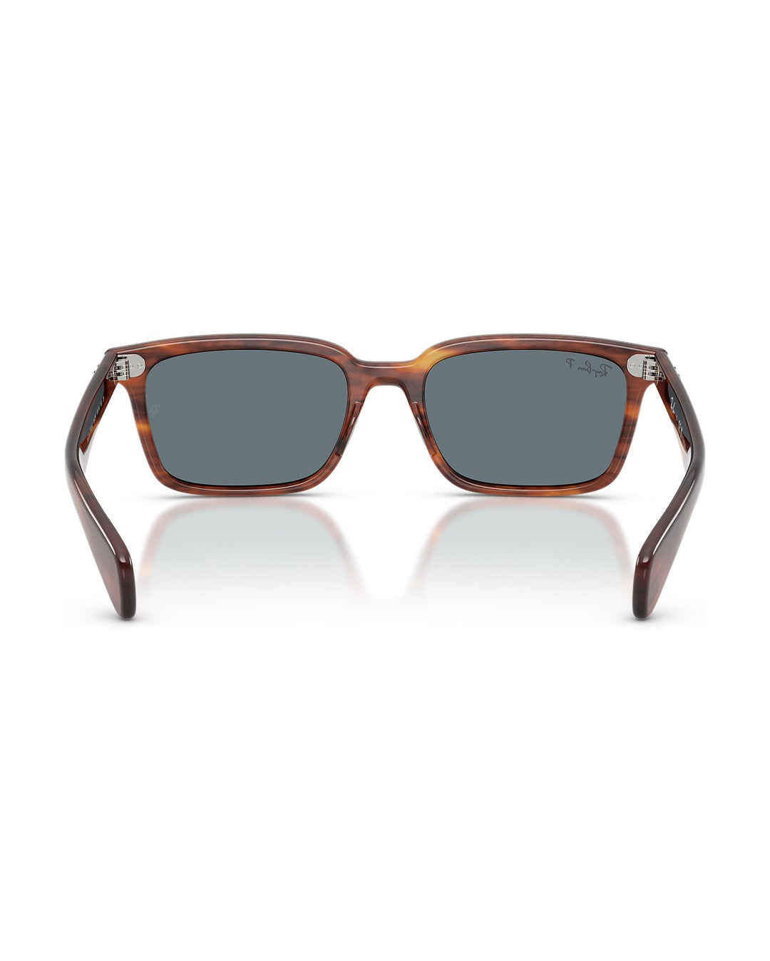 Brunel Sunglasses - Striped Havana/Dark Blue - Ray-Ban