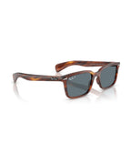 Brunel Sunglasses - Striped Havana/Dark Blue - Ray-Ban