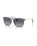 Chris Sunglasses - Transparent Blue/Grey Polarized - Ray-Ban