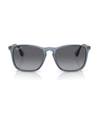 Chris Sunglasses - Transparent Blue/Grey Polarized - Ray-Ban