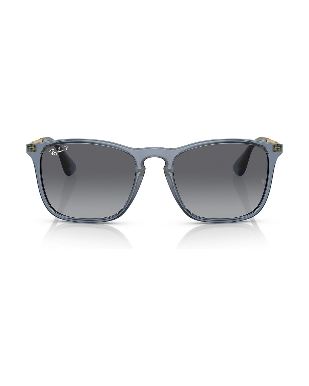 Chris Sunglasses - Transparent Blue/Grey Polarized - Ray-Ban