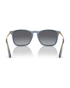 Chris Sunglasses - Transparent Blue/Grey Polarized - Ray-Ban