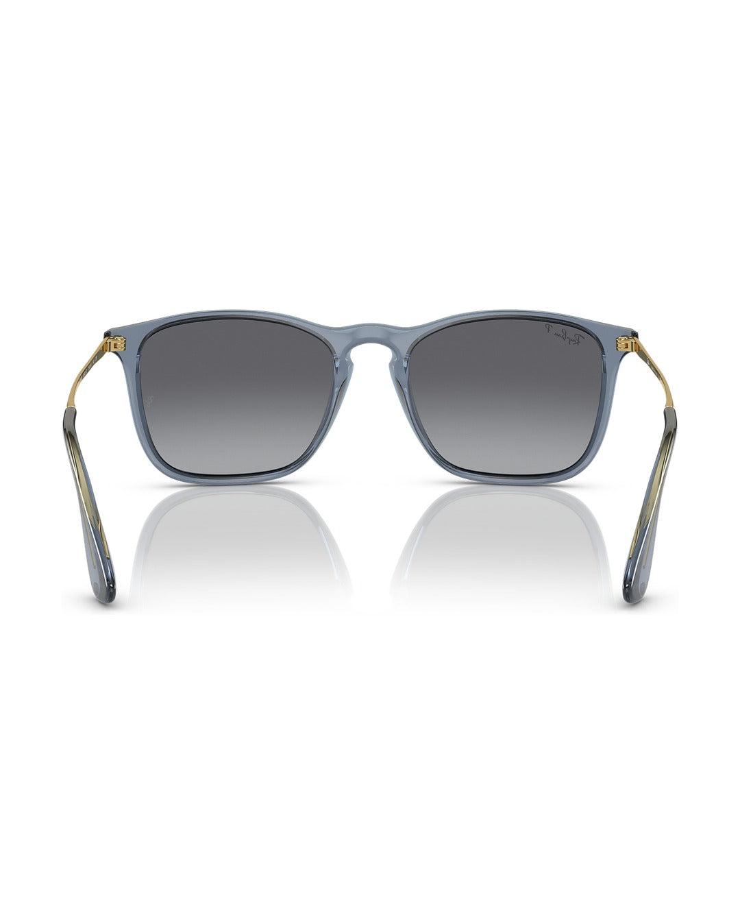 Chris Sunglasses - Transparent Blue/Grey Polarized - Ray-Ban