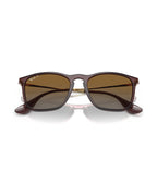 Chris Sunglasses - Transparent Brown/Brown Polarized - Ray-Ban