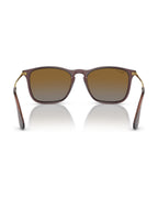 Chris Sunglasses - Transparent Brown/Brown Polarized - Ray-Ban