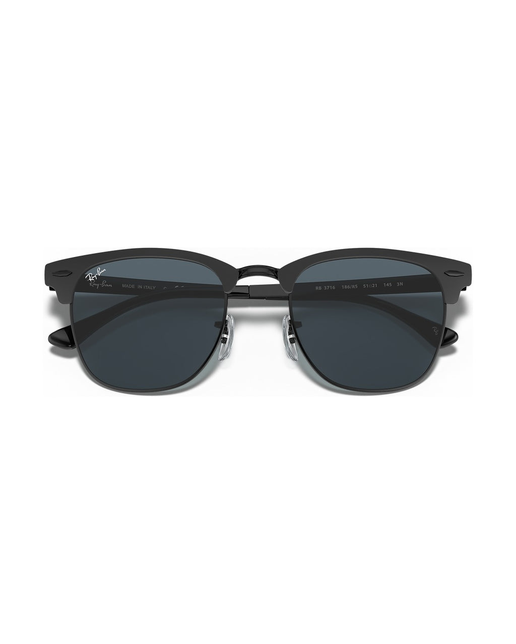 Clubmaster Metal Sunglasses - Black/Blue - Ray-Ban