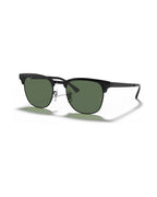 Clubmaster Metal Sunglasses - Black/G-15 Green Polarised - Ray-Ban