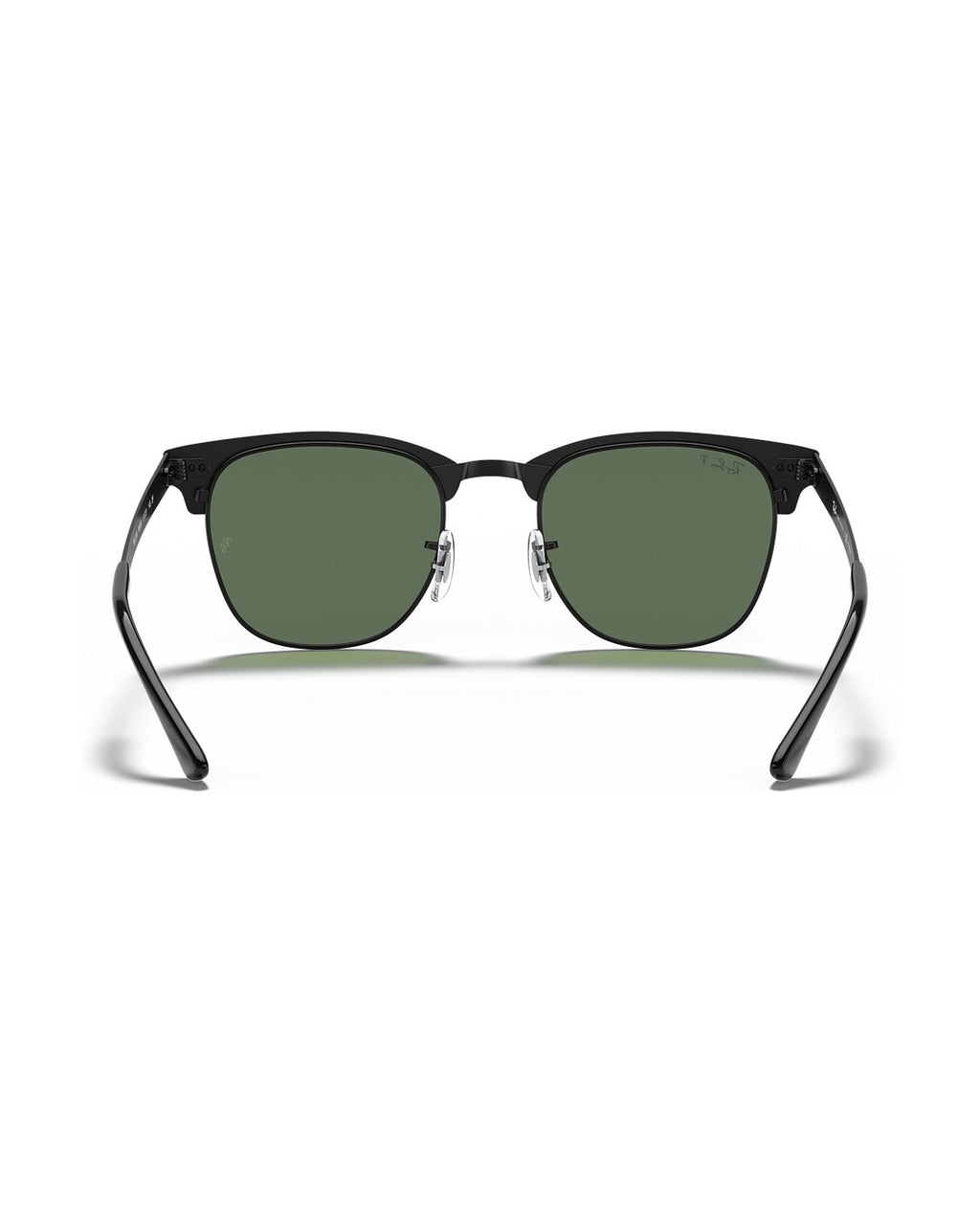 Clubmaster Metal Sunglasses - Black/G-15 Green Polarised - Ray-Ban