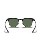 Clubmaster Metal Sunglasses - Black/G-15 Green Polarised - Ray-Ban