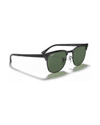 Clubmaster Metal Sunglasses - Black/G-15 Green Polarised - Ray-Ban