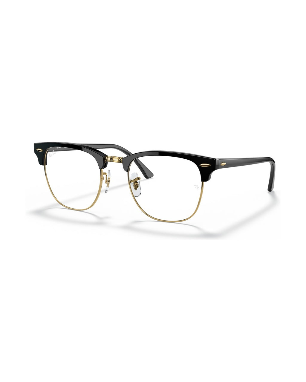 Clubmaster Sunglasses - Black/Clear - Ray-Ban