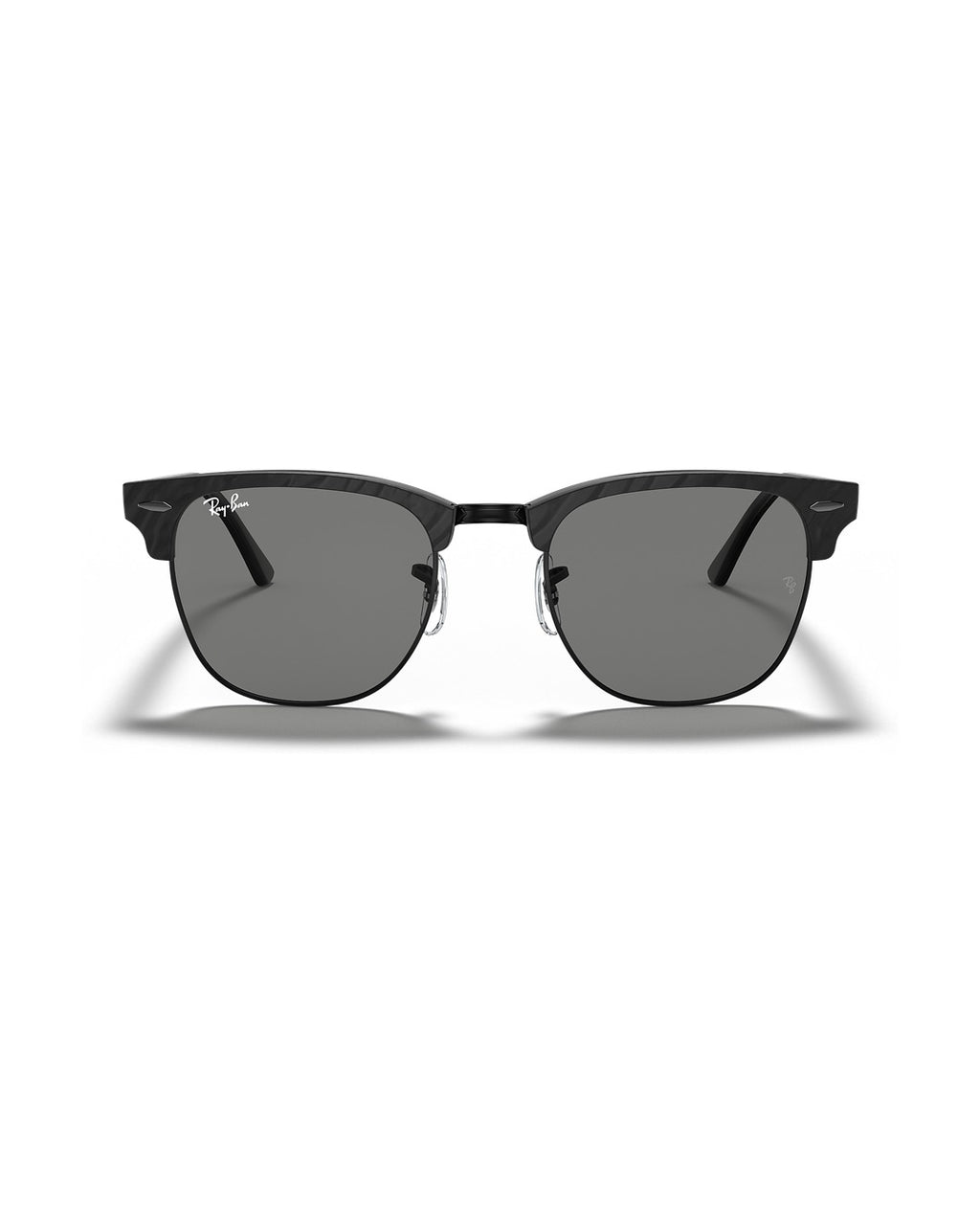 Clubmaster Sunglasses - Black/Dark Grey - Ray-Ban