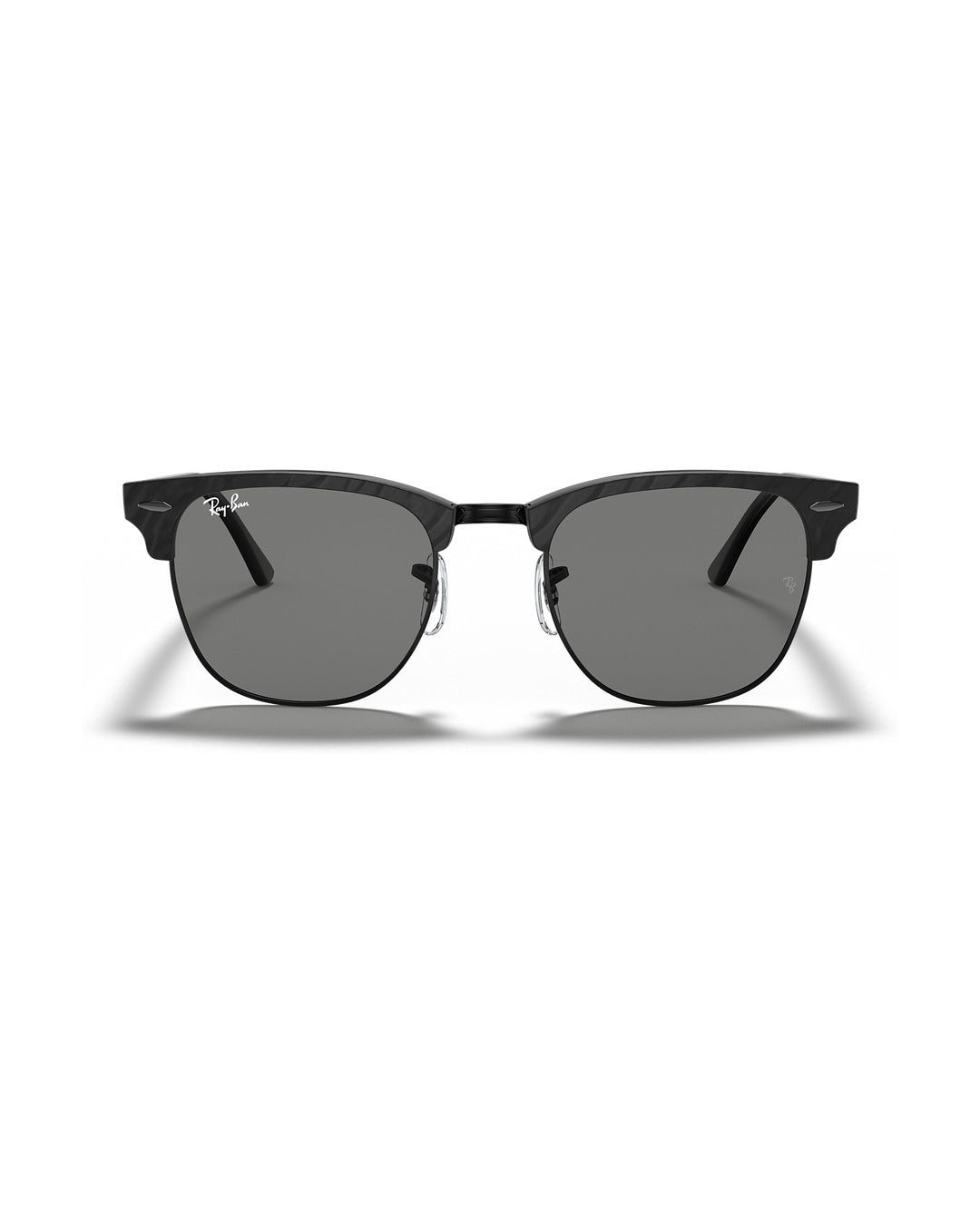 Clubmaster Sunglasses - Black/Dark Grey - Ray-Ban