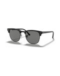 Clubmaster Sunglasses - Black/Dark Grey - Ray-Ban