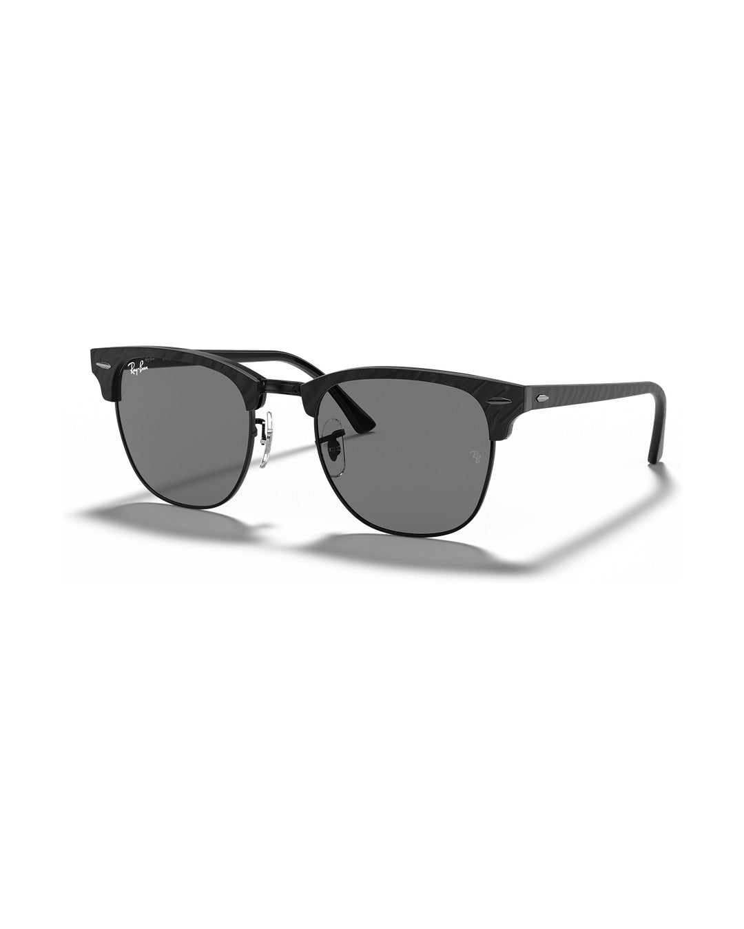 Clubmaster Sunglasses - Black/Dark Grey - Ray-Ban