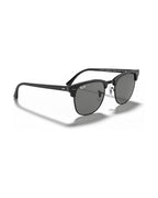 Clubmaster Sunglasses - Black/Dark Grey - Ray-Ban
