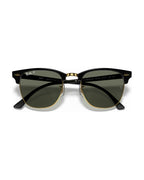 Clubmaster Sunglasses - Black & Gold/G-15 Green Polarised - Ray-Ban