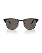 Clubmaster Sunglasses - Black On Black/Dark Grey - Ray-Ban