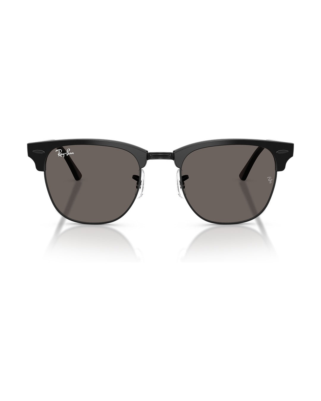 Clubmaster Sunglasses - Black On Black/Dark Grey - Ray-Ban