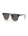 Clubmaster Sunglasses - Black On Black/Dark Grey - Ray-Ban
