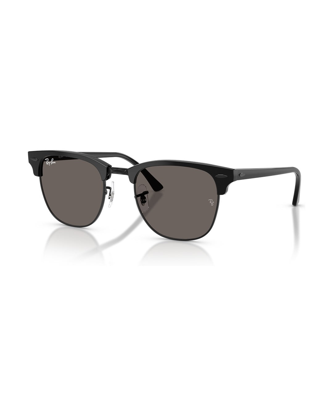 Clubmaster Sunglasses - Black On Black/Dark Grey - Ray-Ban