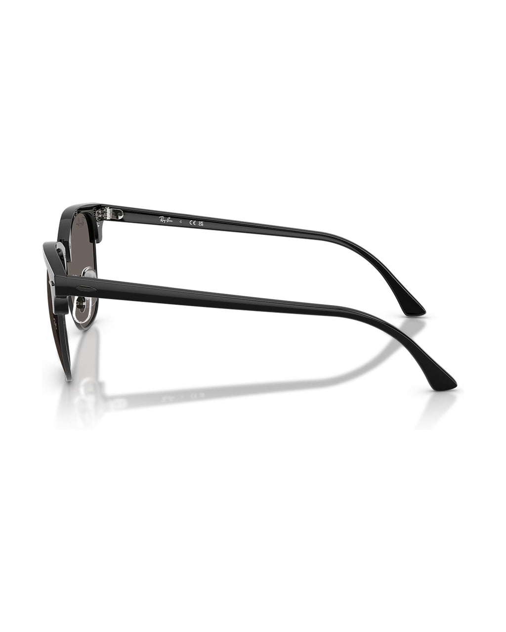 Clubmaster Sunglasses - Black On Black/Dark Grey - Ray-Ban