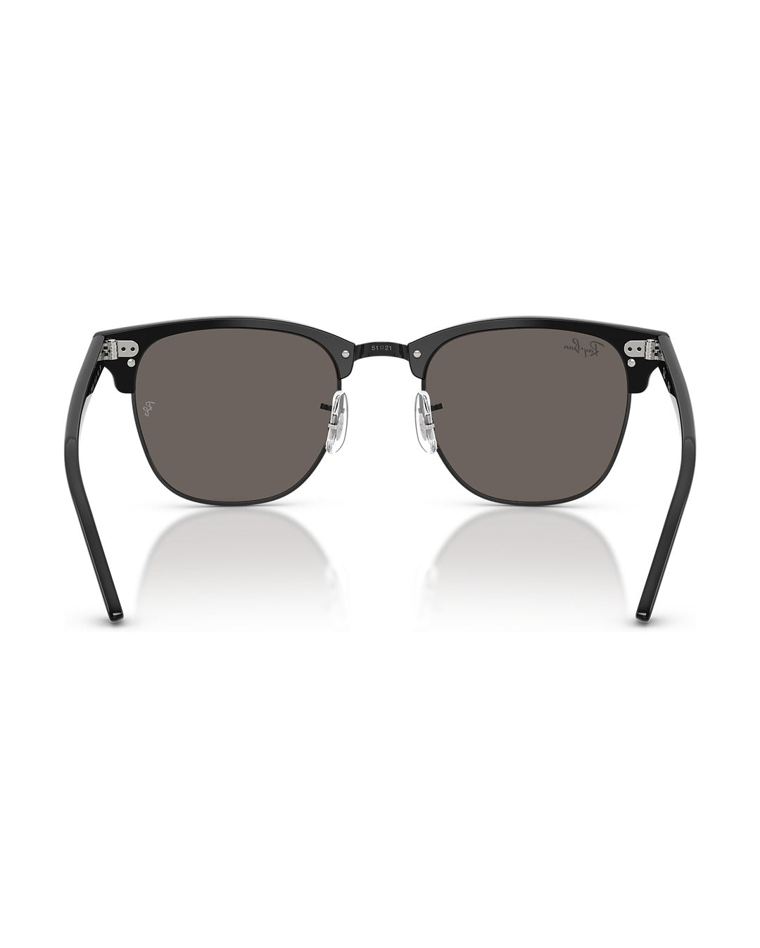 Clubmaster Sunglasses - Black On Black/Dark Grey - Ray-Ban