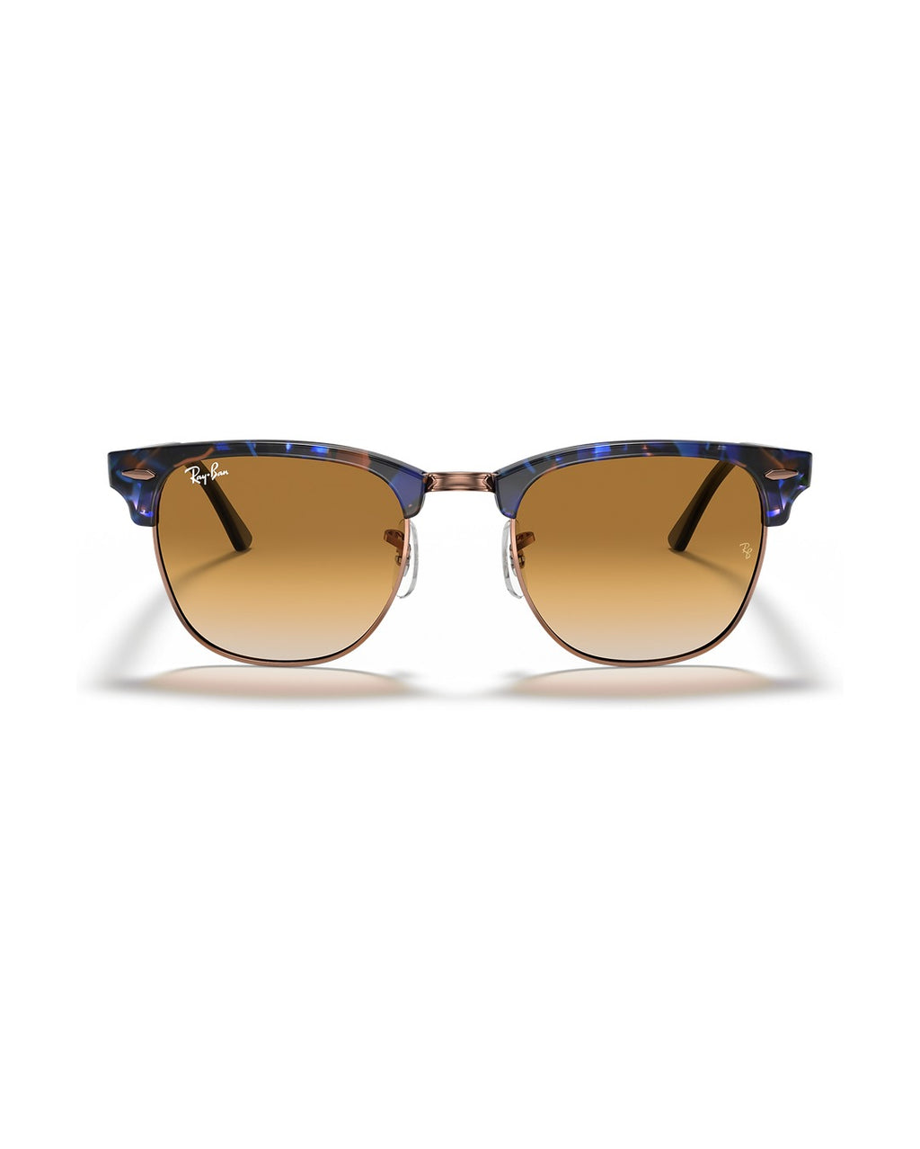 Clubmaster Sunglasses - Brown & Blue/Light Brown Gradient - Ray-Ban