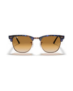 Clubmaster Sunglasses - Brown & Blue/Light Brown Gradient - Ray-Ban