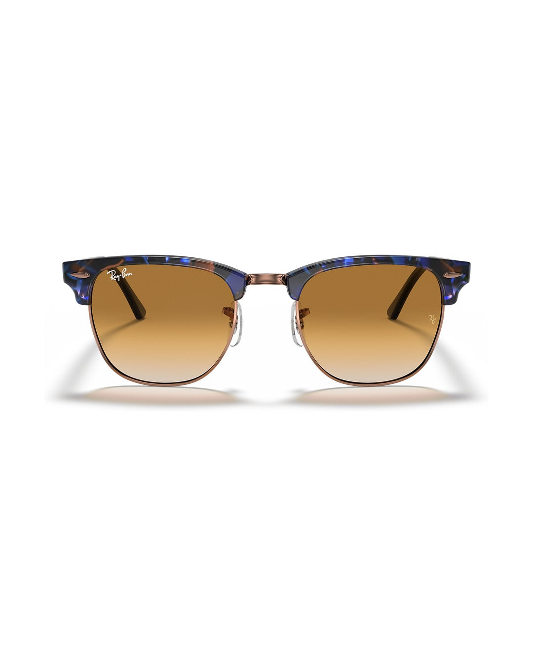 Clubmaster Sunglasses - Brown & Blue/Light Brown Gradient - Ray-Ban