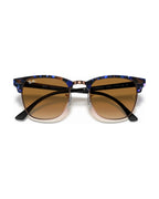Clubmaster Sunglasses - Brown & Blue/Light Brown Gradient - Ray-Ban