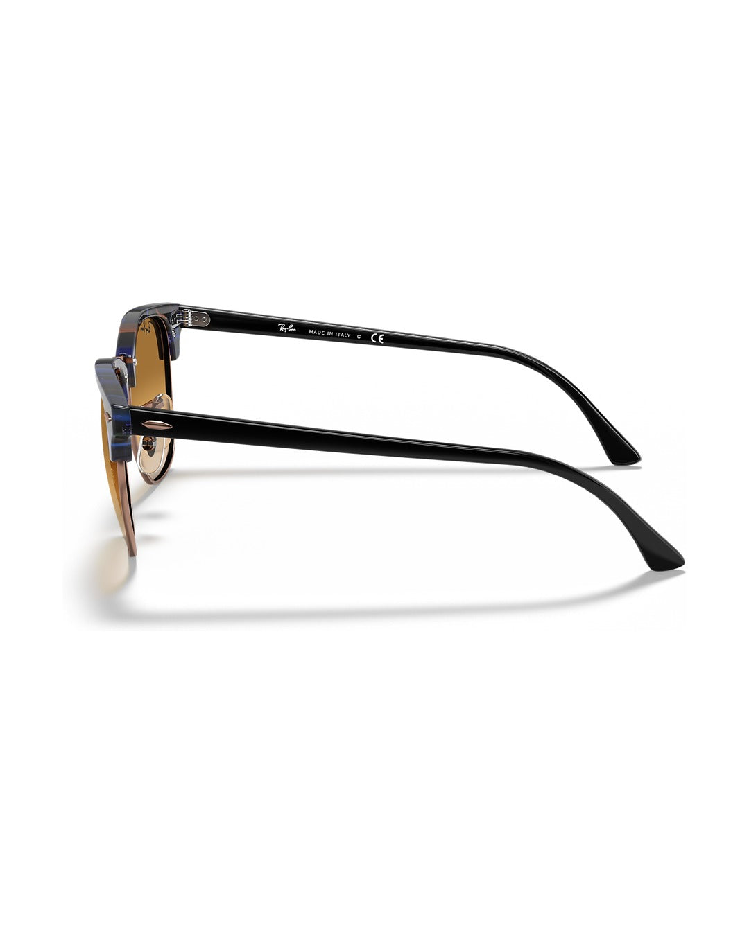 Clubmaster Sunglasses - Brown & Blue/Light Brown Gradient - Ray-Ban