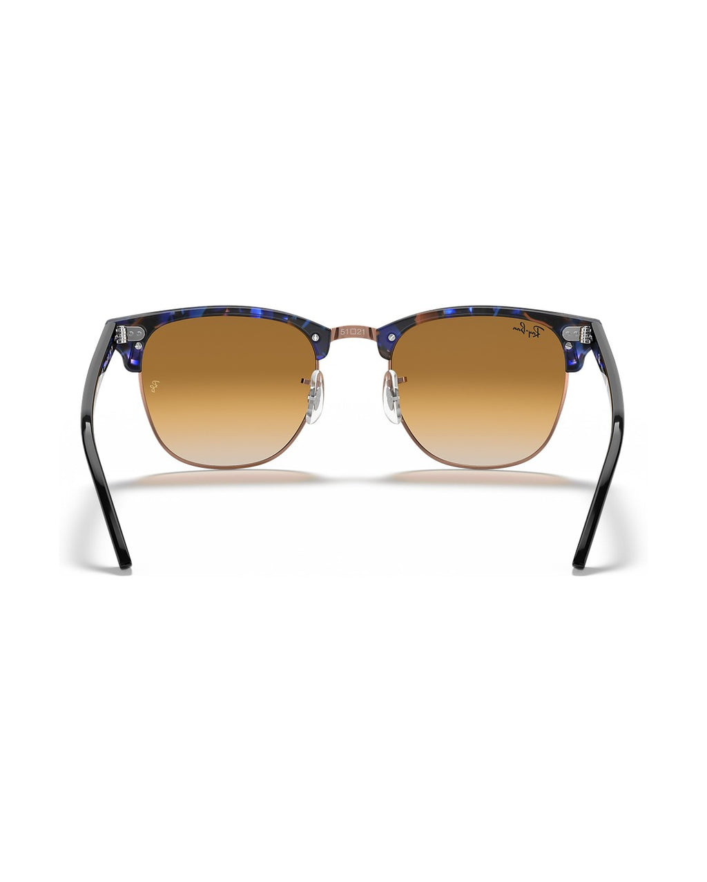 Clubmaster Sunglasses - Brown & Blue/Light Brown Gradient - Ray-Ban