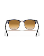 Clubmaster Sunglasses - Brown & Blue/Light Brown Gradient - Ray-Ban