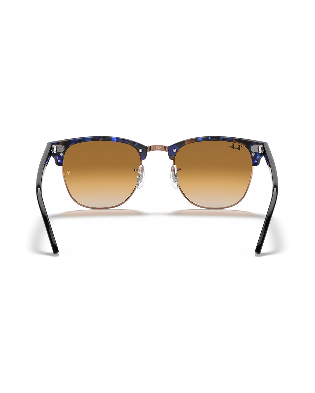 Clubmaster Sunglasses - Brown & Blue/Light Brown Gradient - Ray-Ban