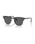 Clubmaster Sunglasses - Grey On Black/Dark Grey - Ray-Ban