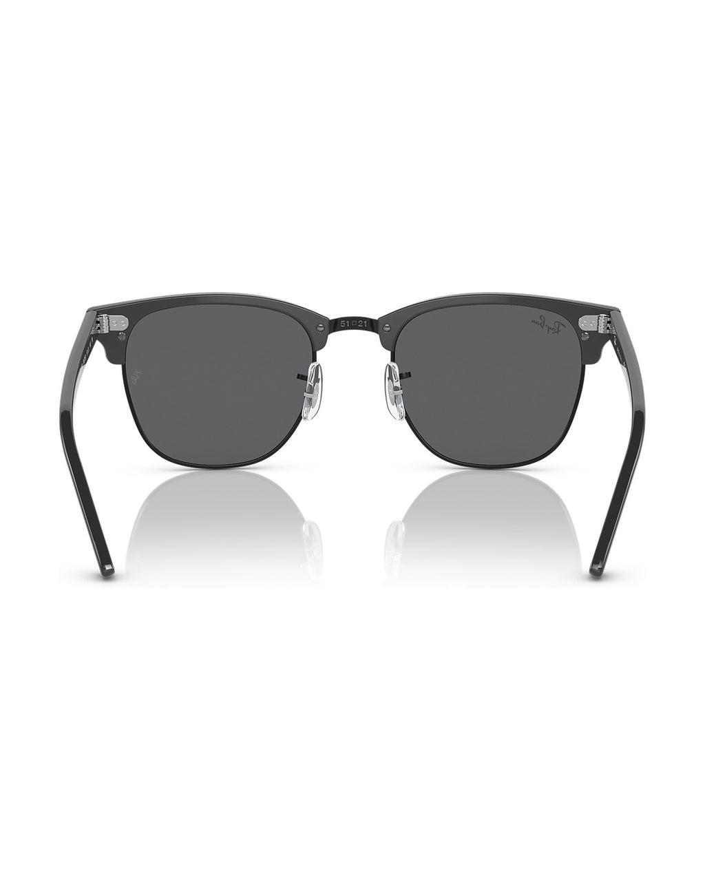 Clubmaster Sunglasses - Grey On Black/Dark Grey - Ray-Ban