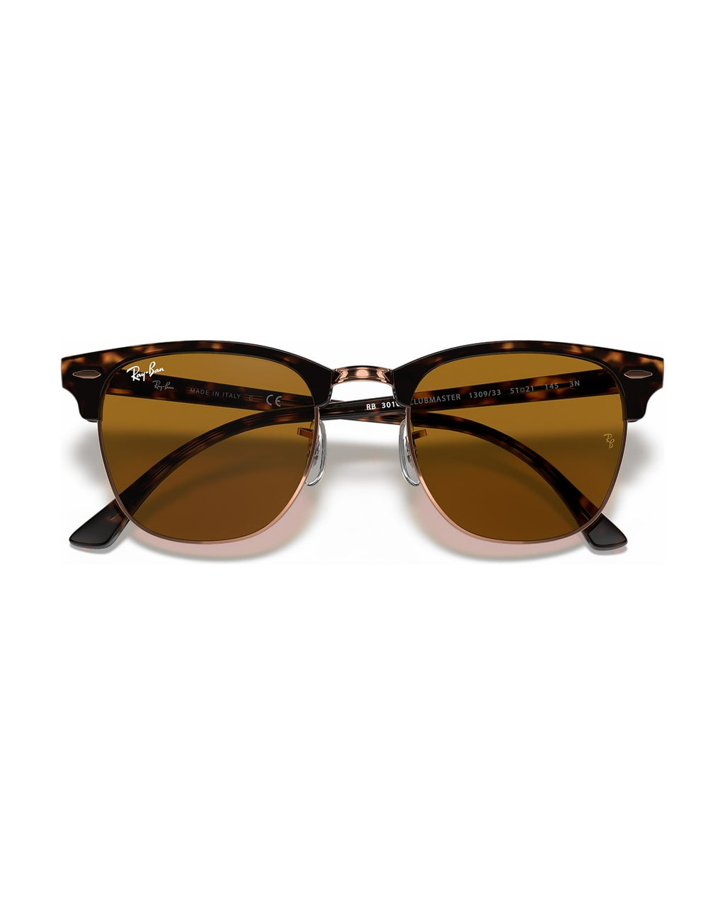 Clubmaster Sunglasses - Havana/B-15 Brown - Ray-Ban