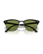 Clubmaster Sunglasses - Matte Black On Black/Green - Ray-Ban