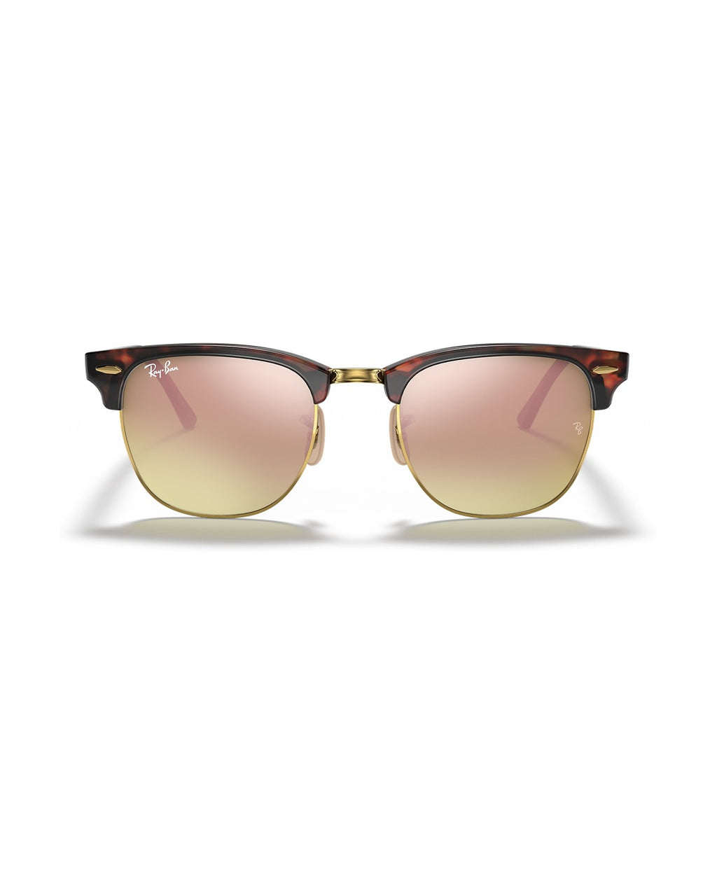 Clubmaster Sunglasses - Red Havana/Solid Color - Ray-Ban