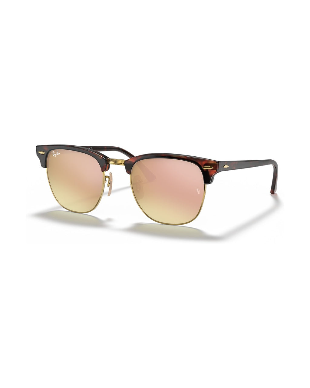 Clubmaster Sunglasses - Red Havana/Solid Color - Ray-Ban