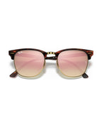 Clubmaster Sunglasses - Red Havana/Solid Color - Ray-Ban