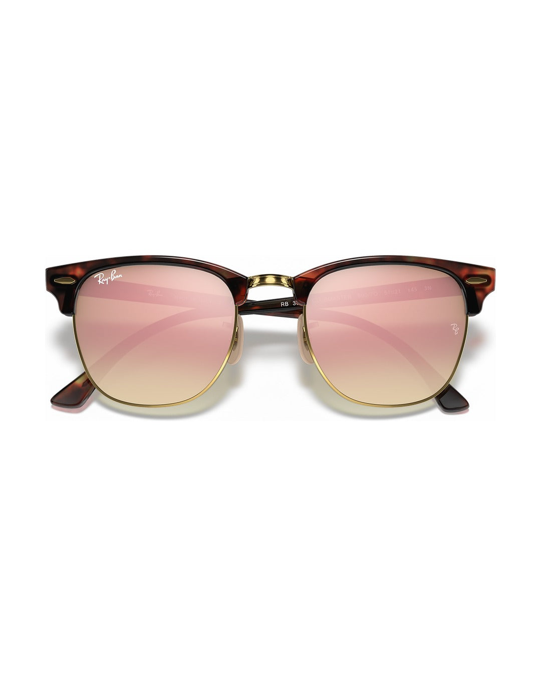 Clubmaster Sunglasses - Red Havana/Solid Color - Ray-Ban