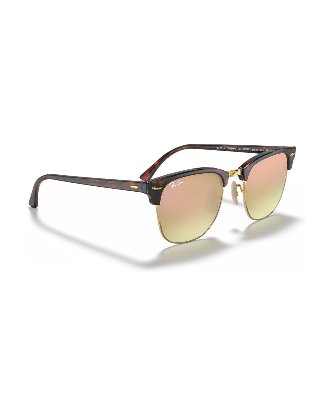 Clubmaster Sunglasses - Red Havana/Solid Color - Ray-Ban