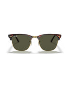 Clubmaster Sunglasses - Tortoise On Gold/G-15 Green - Ray-Ban