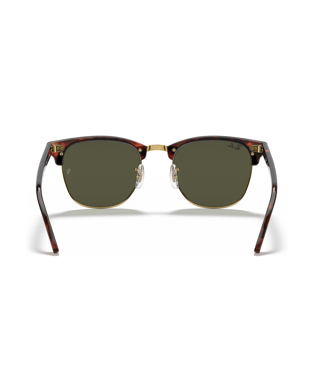 Clubmaster Sunglasses - Tortoise On Gold/G-15 Green - Ray-Ban