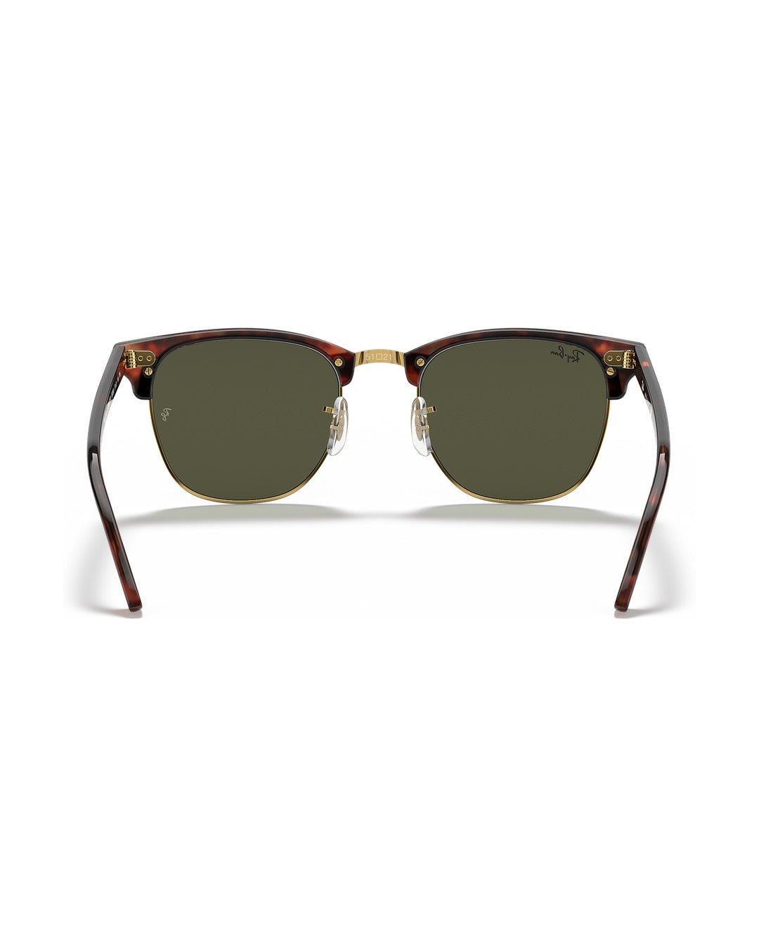 Clubmaster Sunglasses - Tortoise On Gold/G-15 Green - Ray-Ban