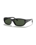 Daddy-O Sunglasses - Black/G-15 Green - Ray-Ban